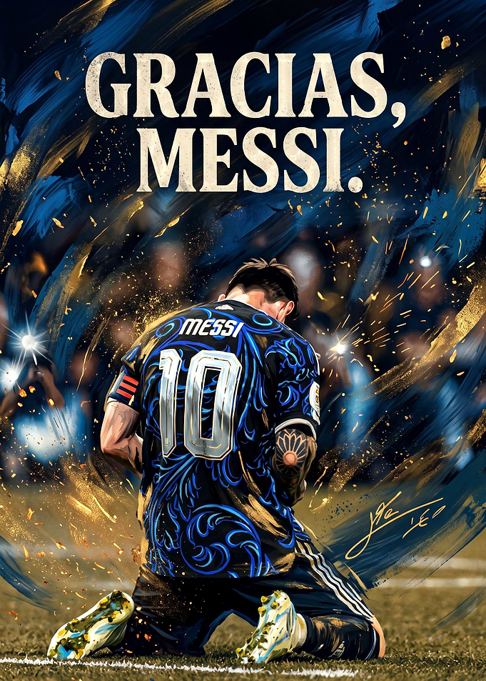 Lionel Messi Tribute Poster