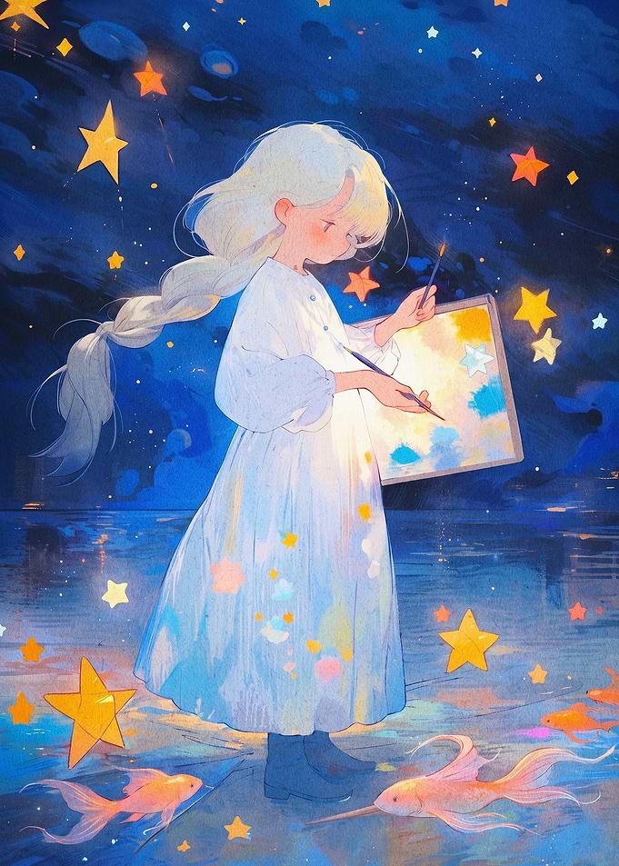 Star Painter Magic Anime Art
