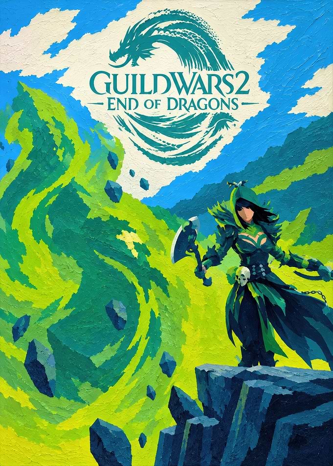Guild Wars 2 End of Dragons Poster