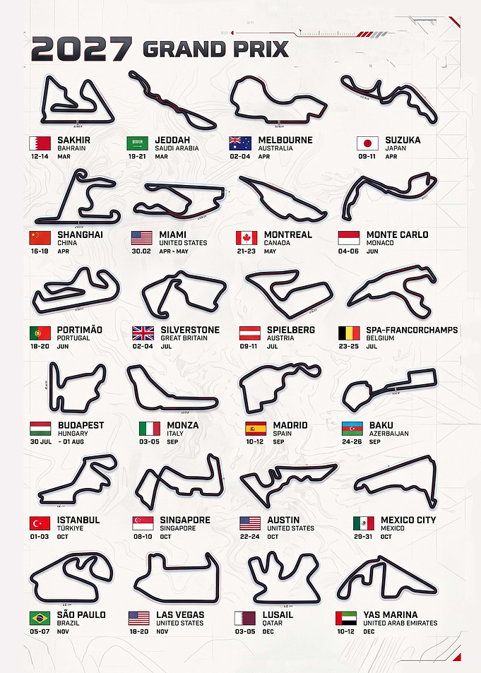 Calendar 2027