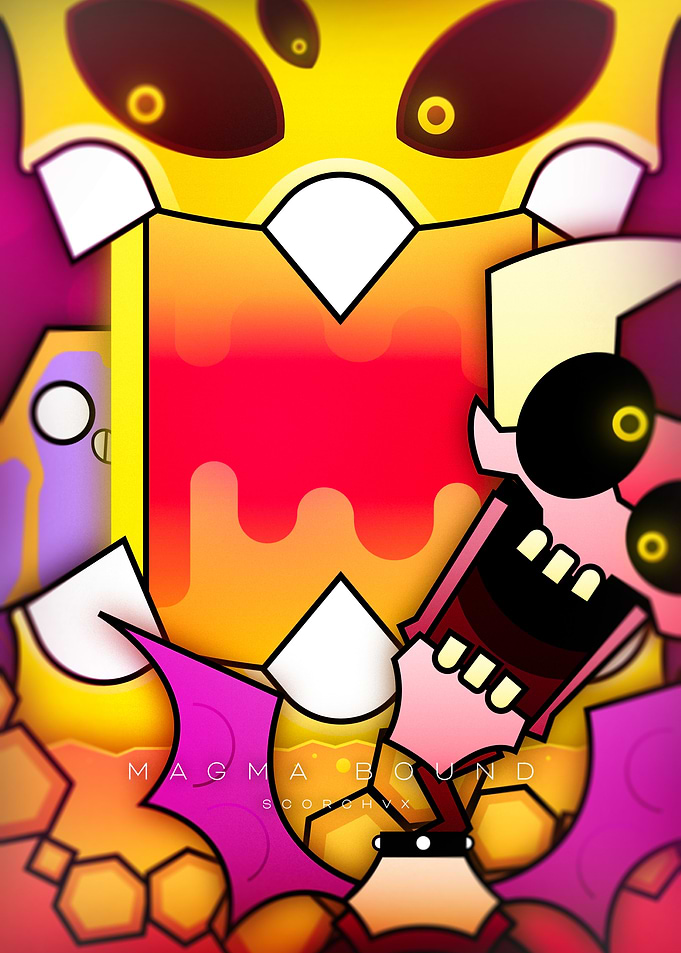 Magma Bound by ScorchVx Poster