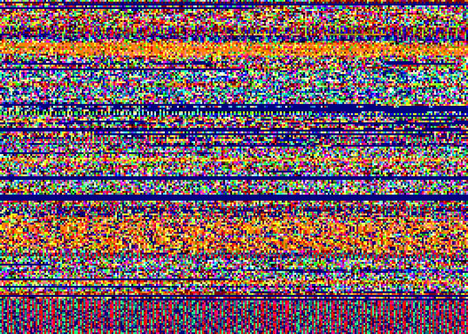 Digital Glitch Static Noise Pattern