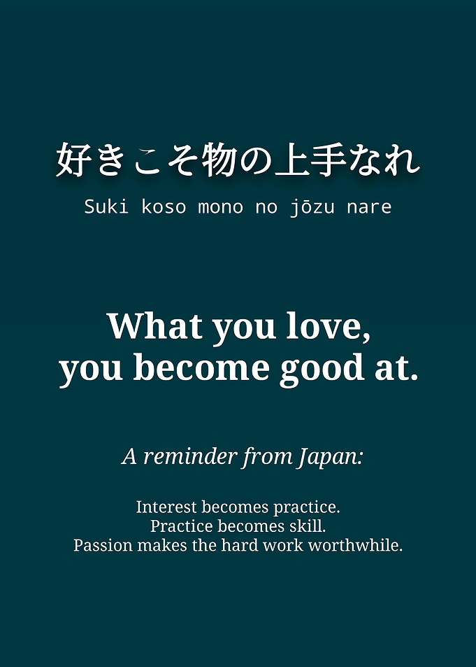 Japanese Proverb Inspirational Poster
