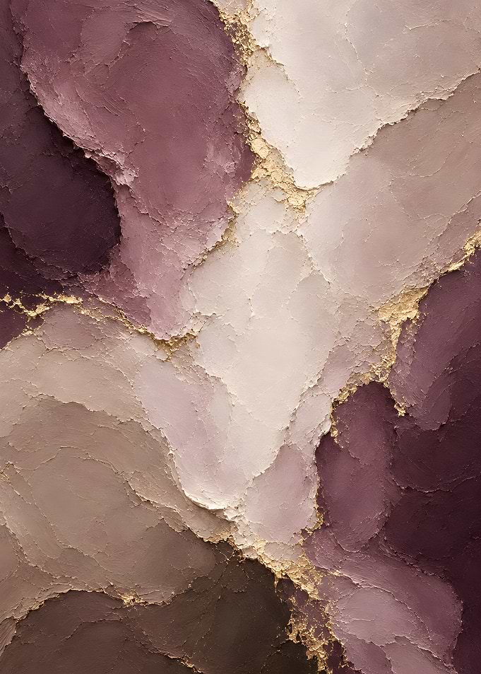 Abstract Plum and Gold Texture