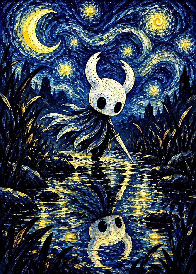 Hollow Knight Starry Night Mashup