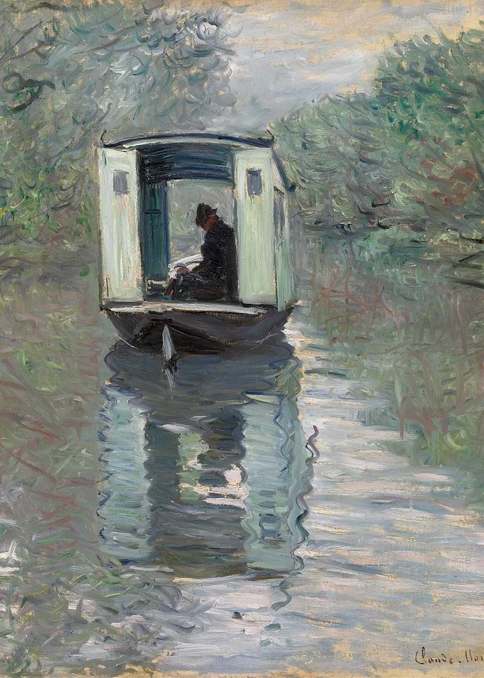 Claude Monet's The Boat Studio