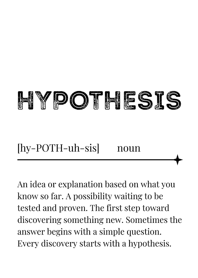Definition of Hypothesis