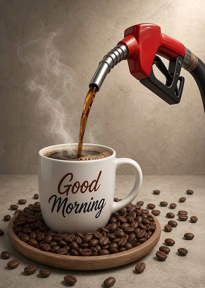 Fueling Up with Morning Coffee Drink