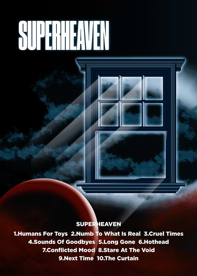 Superheaven Album Tracklist Poster