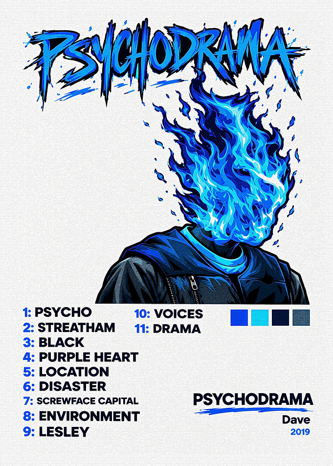 Dave Psychodrama Album Cover Art