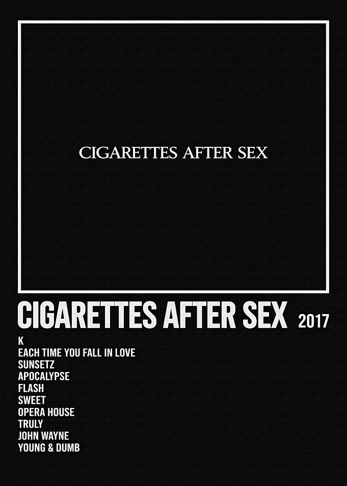 Cigarettes After Sex Album Poster