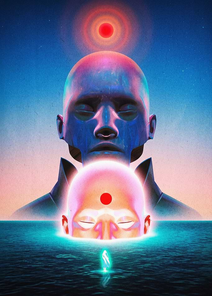 Cosmic Mind Psychedelic Poster
