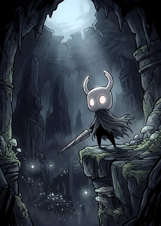 The Knight in Hollow Knight