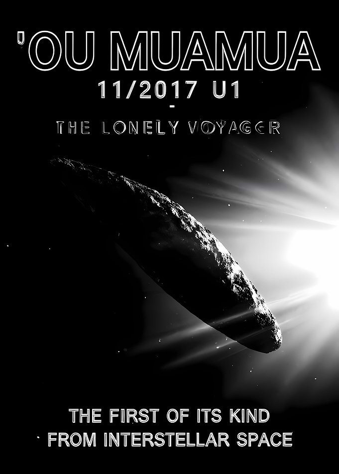 Oumuamua Interstellar Object Poster