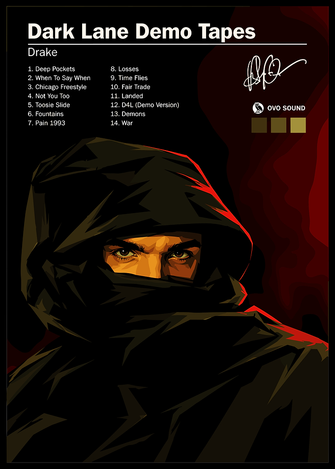Drake Dark Lane Demo Tapes Poster