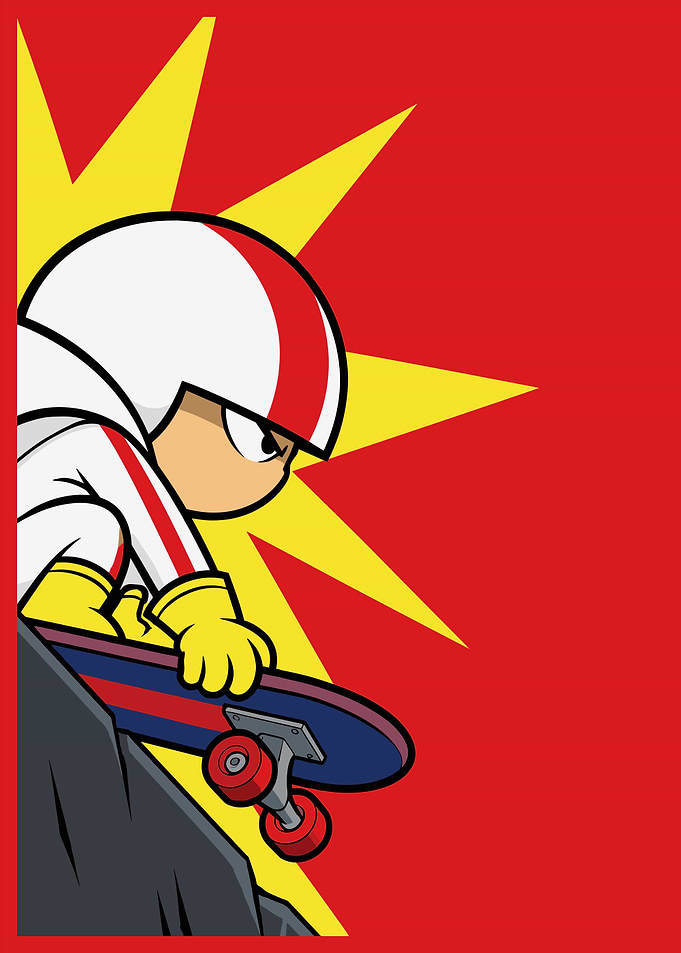 Kick Buttowski Skateboarding Action