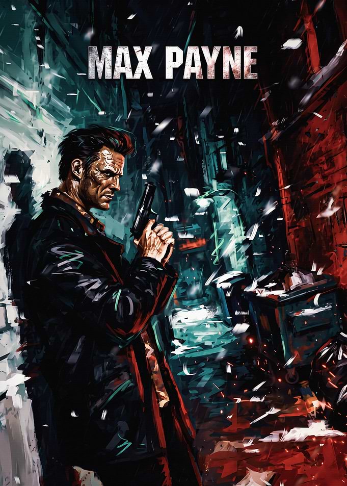 Max Payne Game Poster