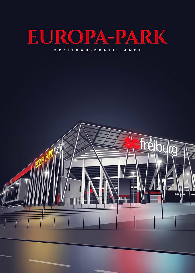 Europa-Park Stadium SC Freiburg Poster