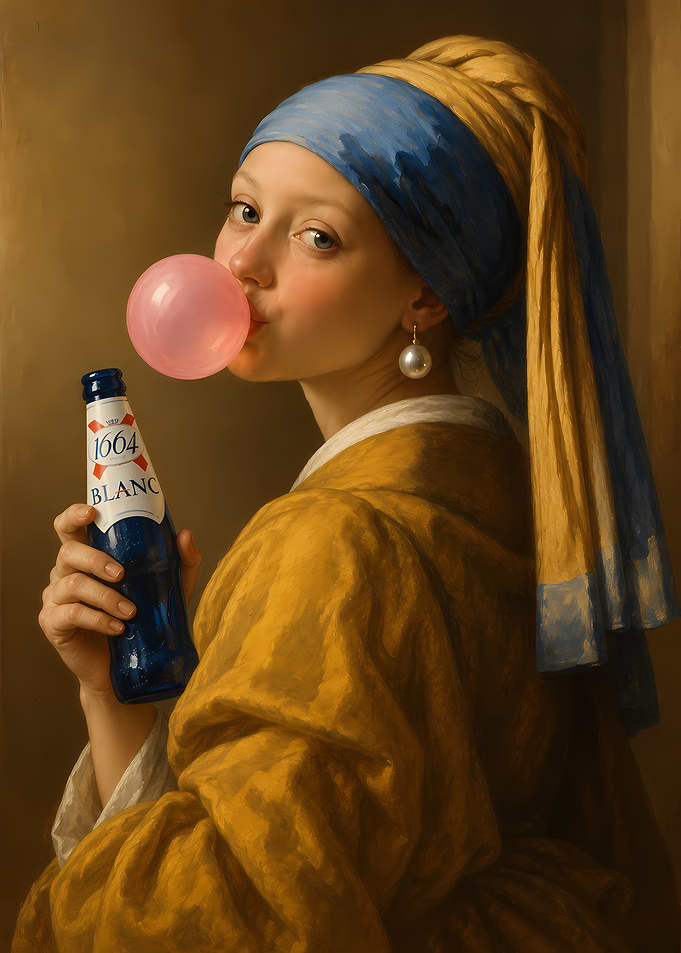 Girl with a Pearl Earring Bubblegum