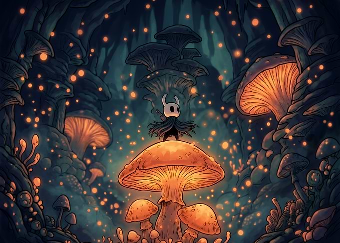 The Knight in Fungal Wastes