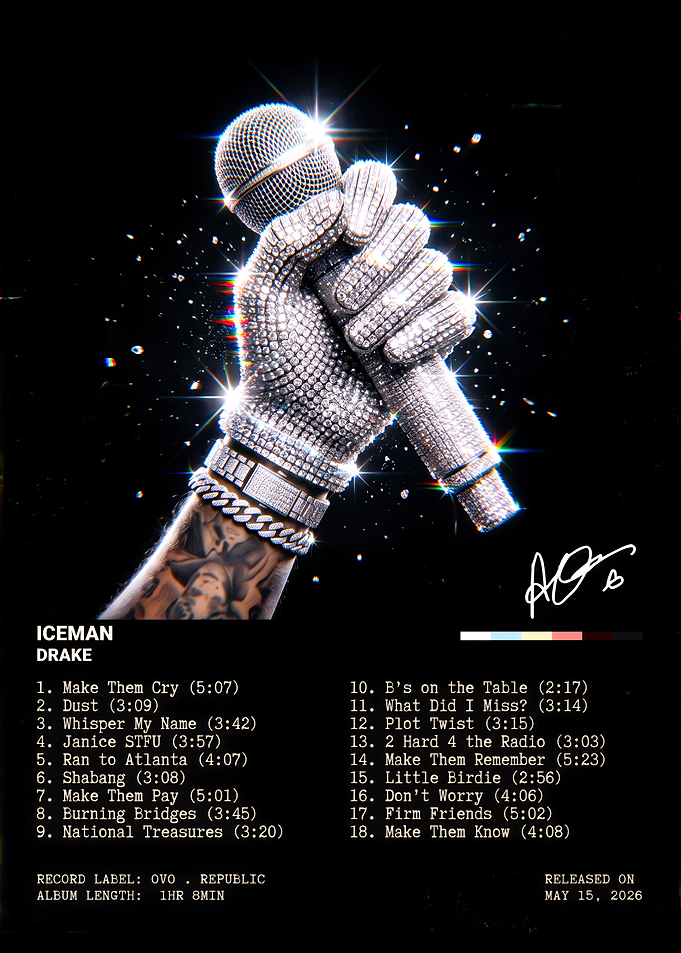 Drake Iceman Album Cover Art