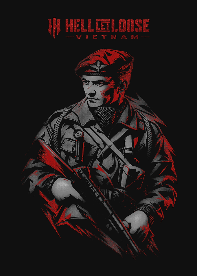 Hell Let Loose Vietnam Soldier Poster