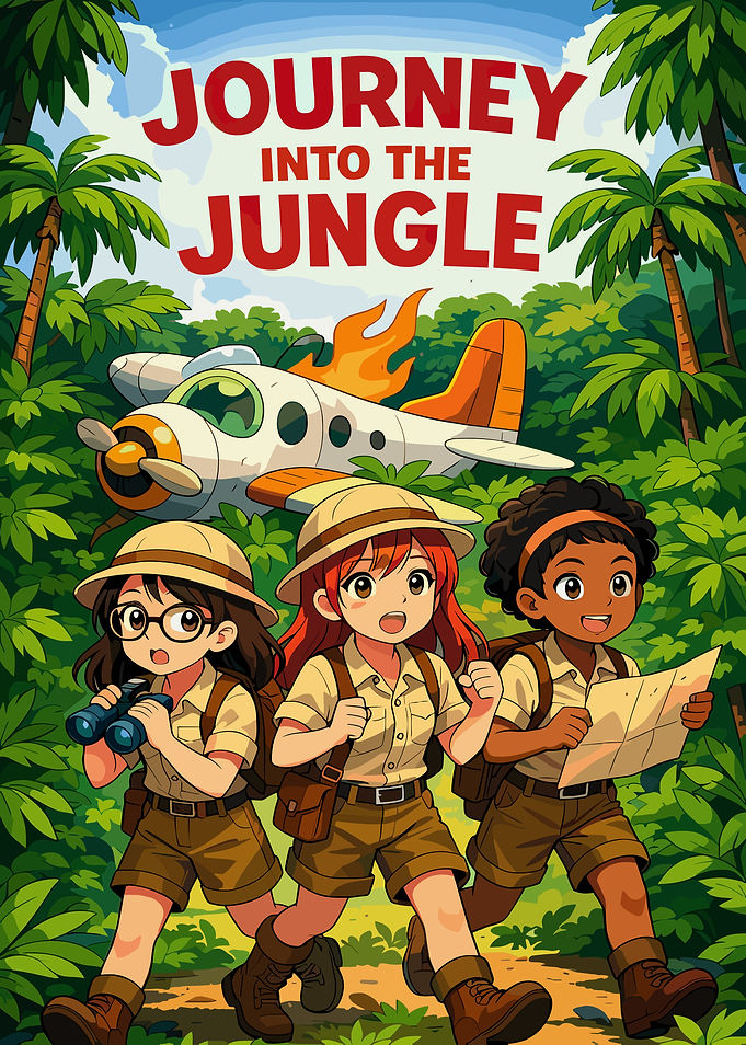 Journey into the Jungle Adventure Poster