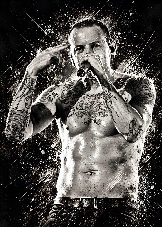 Chester Bennington Performance Portrait
