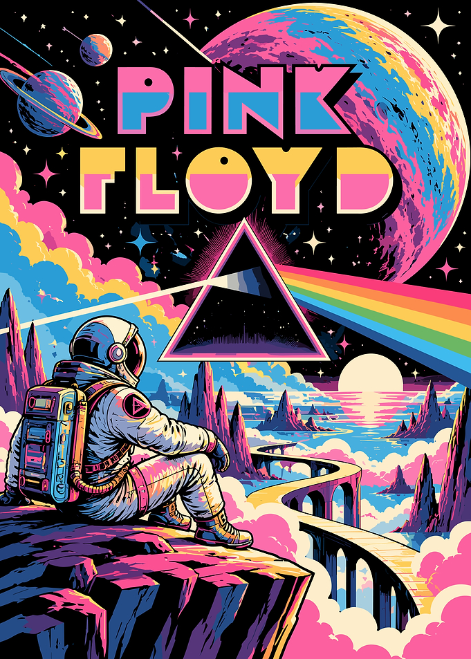 Pink Floyd Astronaut Space Art