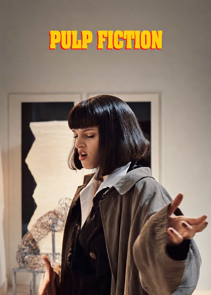 Pulp Fiction Mia Wallace Poster