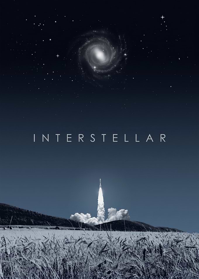 Interstellar Movie Poster Rocket Launch