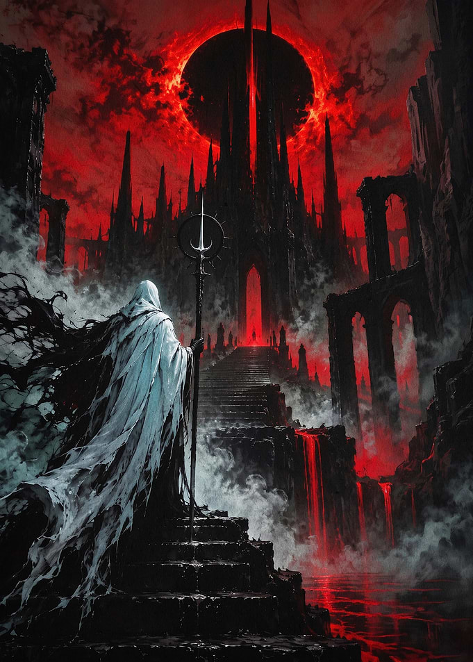 Dark Fantasy Castle Gothic Art