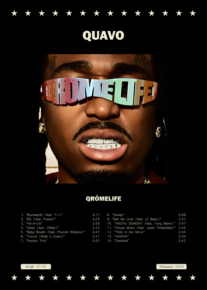 Quavo Qrömellife Album Cover Poster