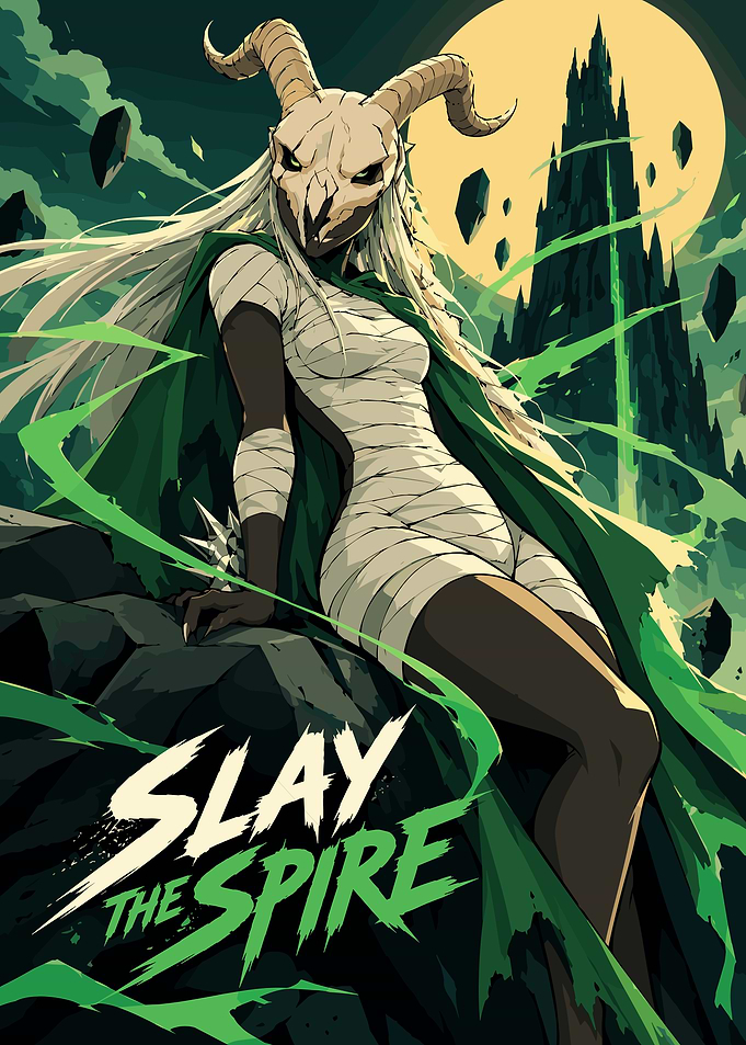 The Silent Slay the Spire Poster
