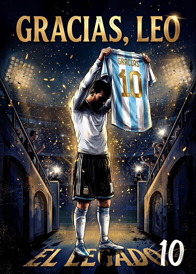 Lionel Messi Tribute Poster