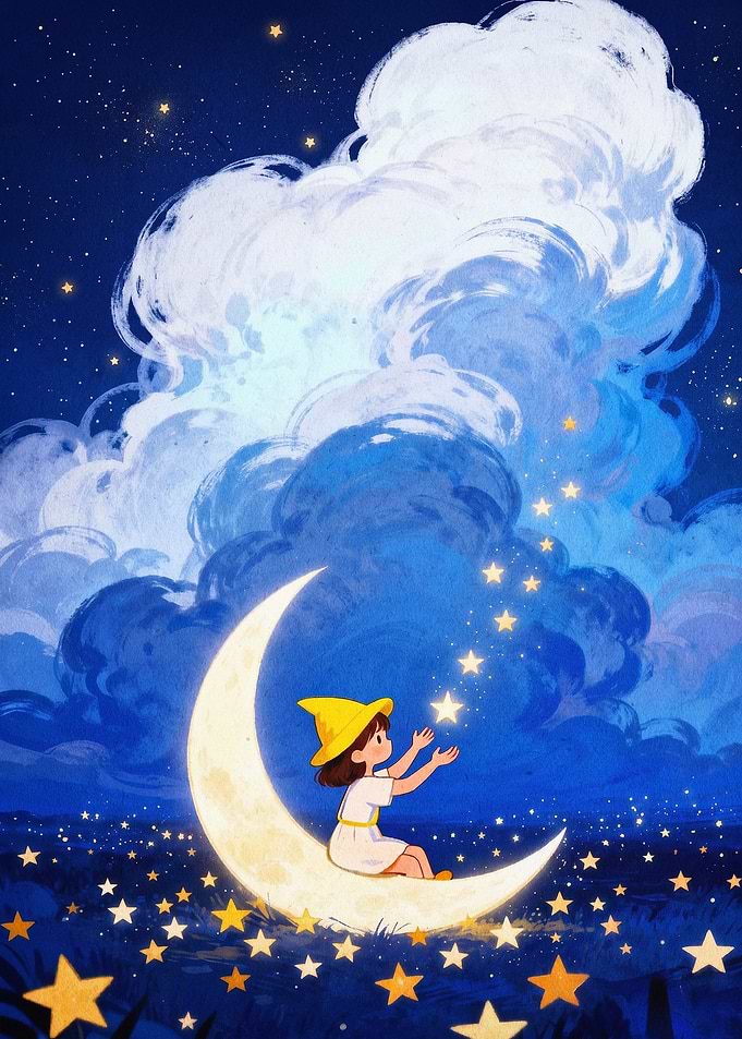 Star Catcher Fantasy Dream Art