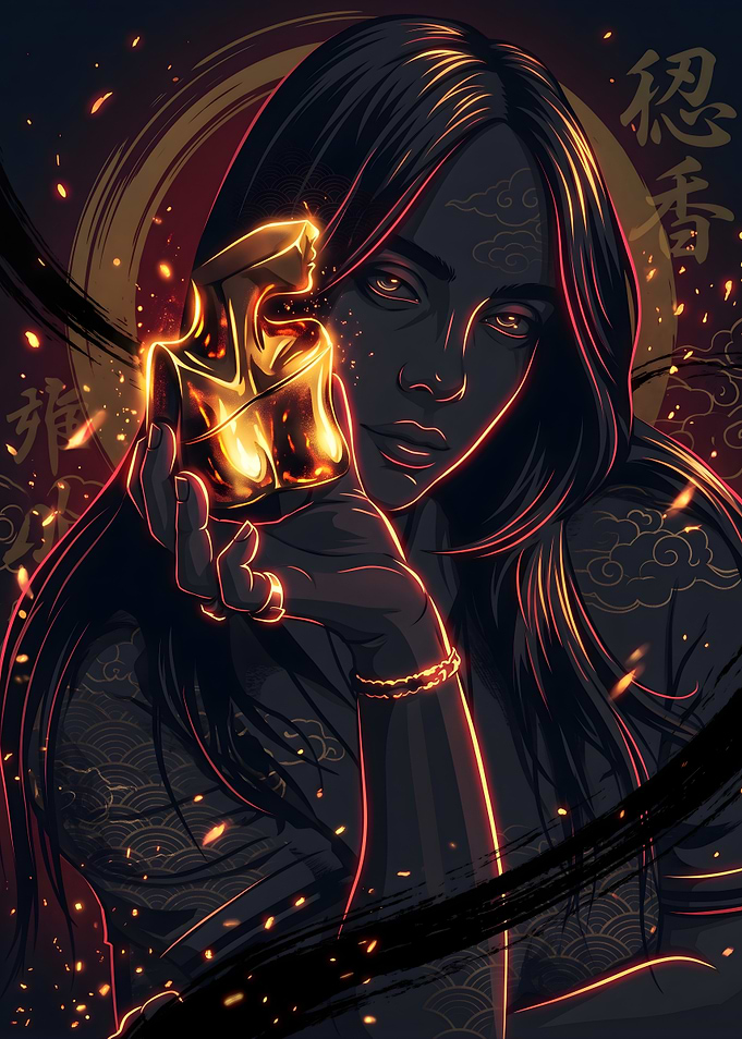 Billie Eilish Perfume Promotional Art