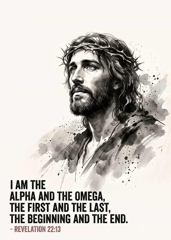Jesus Christ Alpha and Omega Quote
