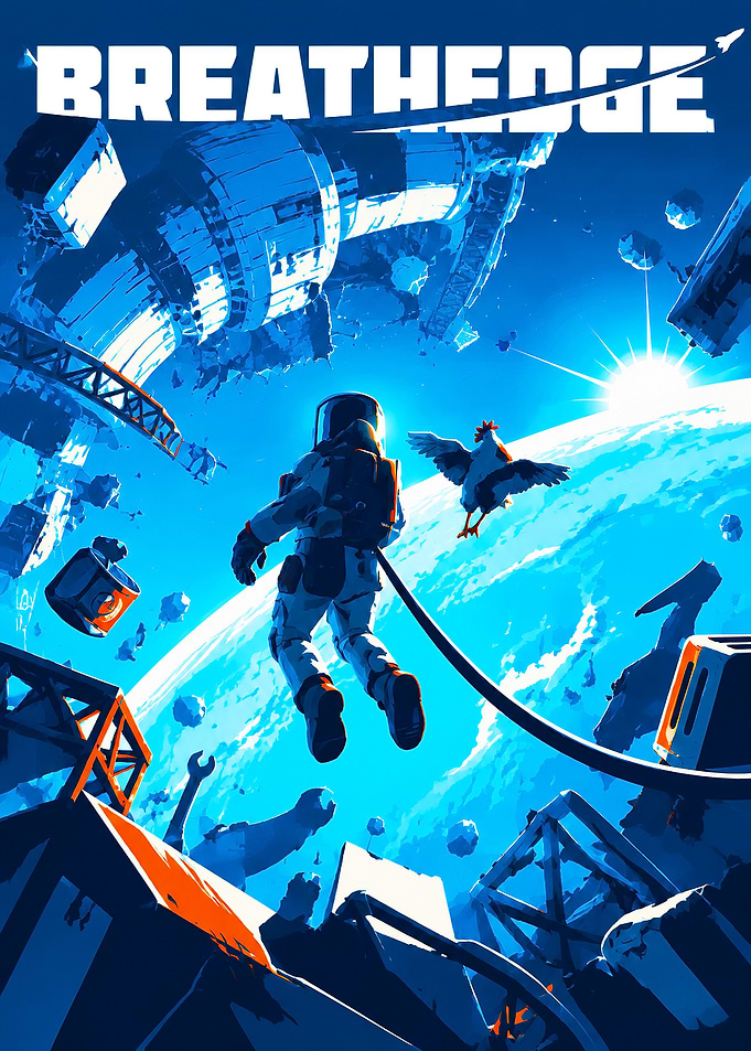 Breathedge Space Survival Game Poster