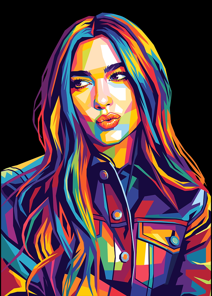 Dua Lipa Pop Art