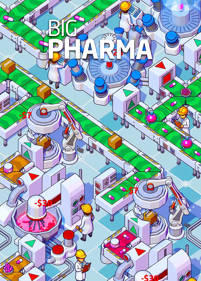Big Pharma Game Factory Scene
