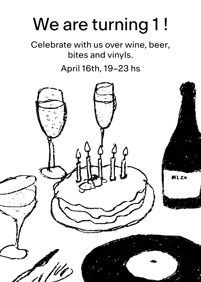 First Anniversary Celebration Party Invitation