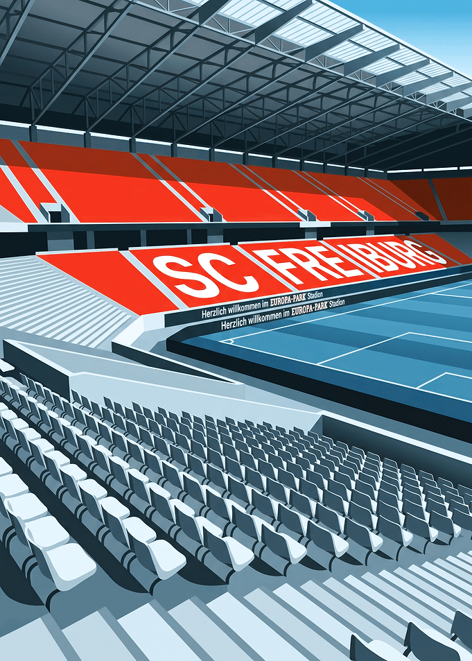 SC Freiburg Europa-Park Stadium Illustration