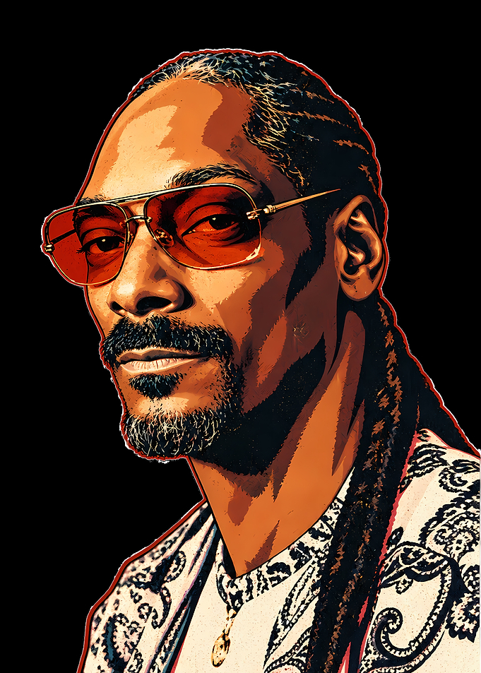 Snoop Dogg Pop Art Portrait