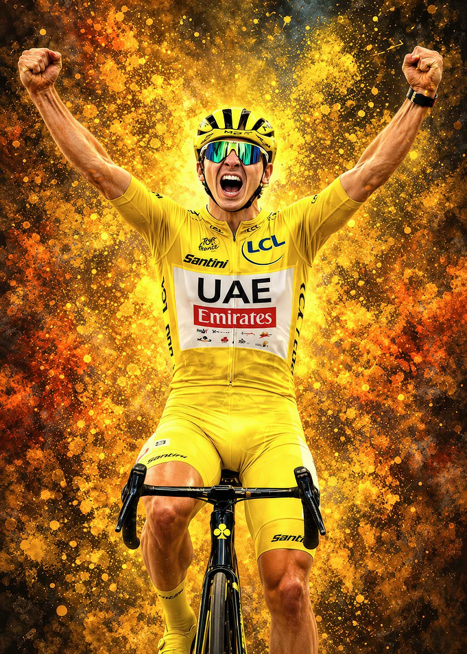 Tadej Pogačar Tour de France Victory