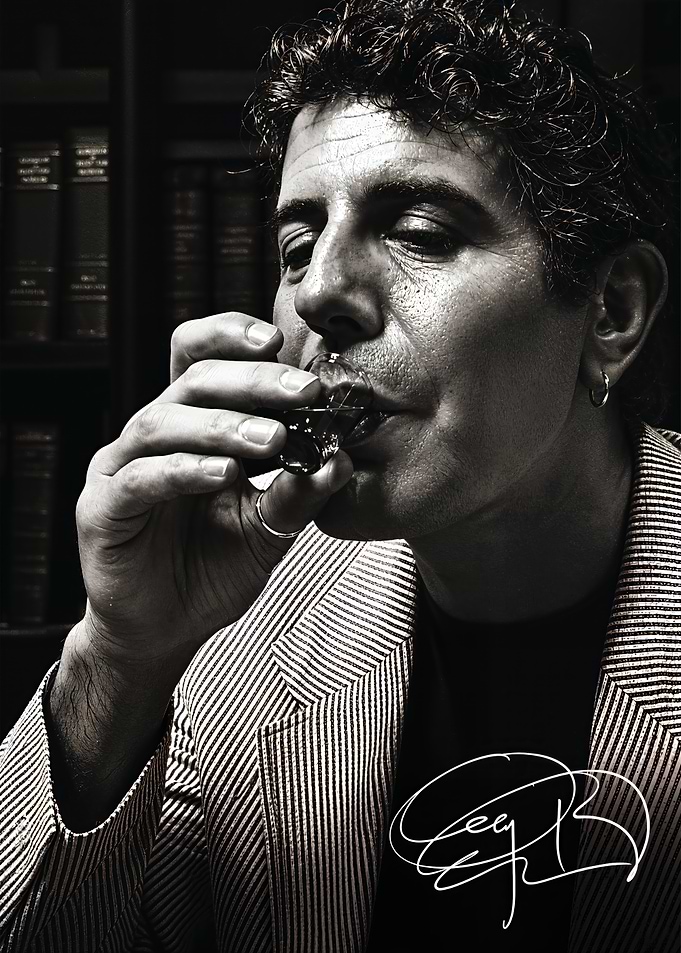 Anthony Bourdain Portrait