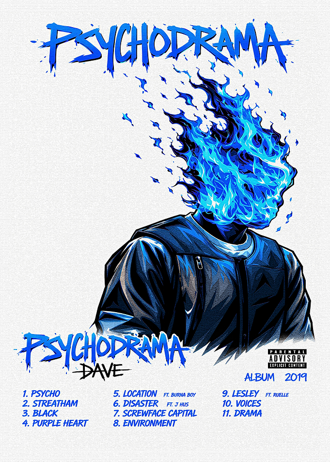 Dave Psychodrama Album Cover Art