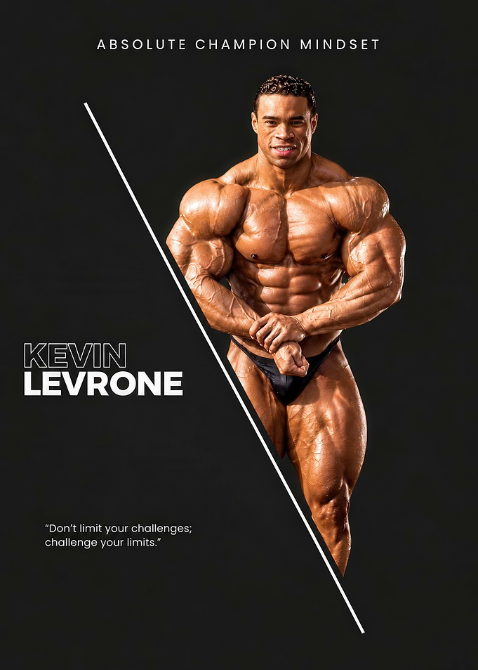 Kevin Levrone Inspirational Bodybuilding Poster