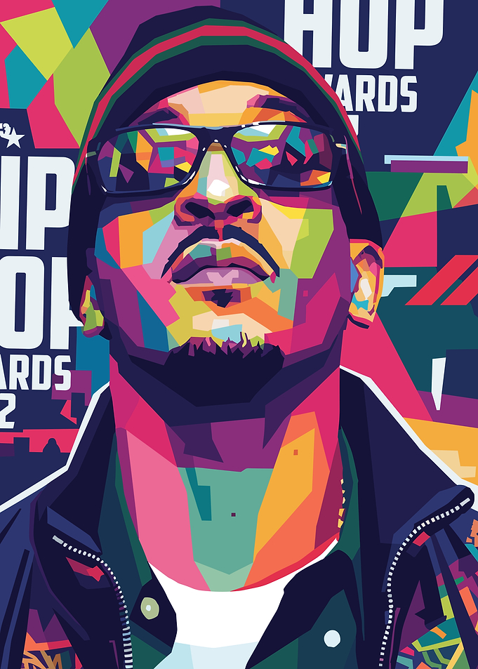 Colorful WPGC Hip Hop Awards Portrait