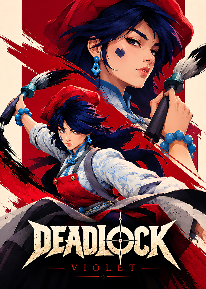 Deadlock Violet Character Poster